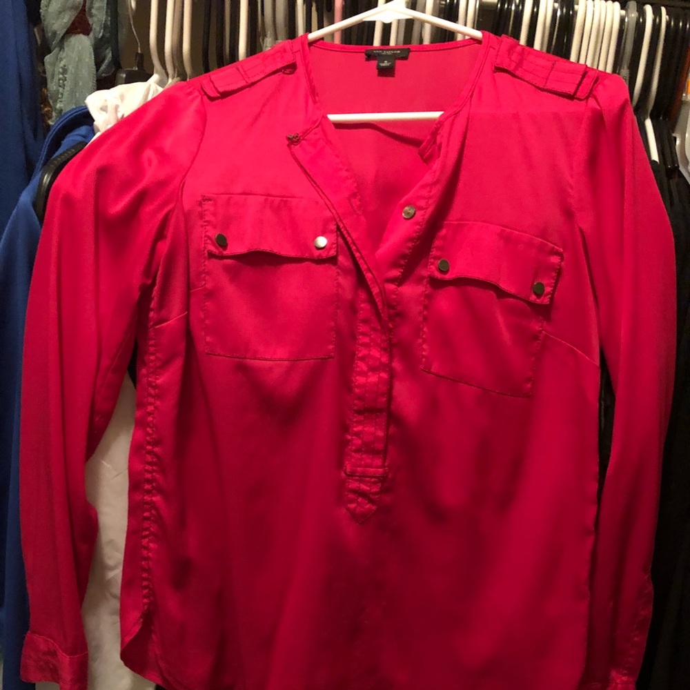 Ann Taylor button up blouse